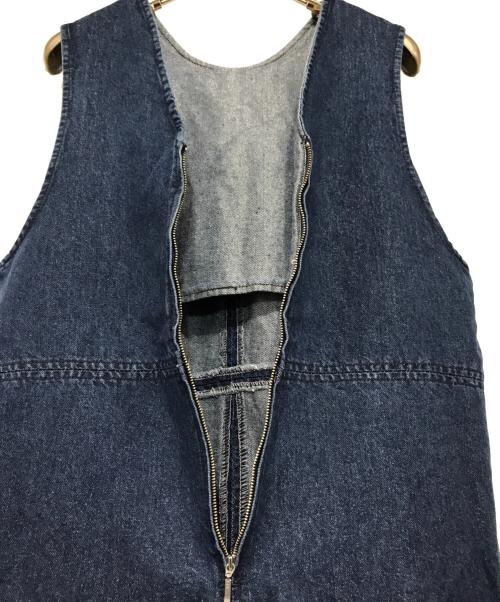 hwyl（ヒュイル）hwyl (ヒュイル) グリッターデニムサロペット インディゴ サイズ:2の古着・服飾アイテム