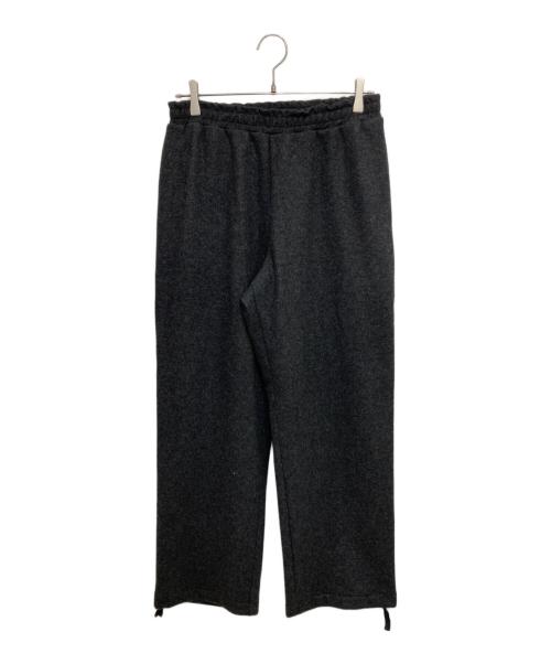 confect（コンフェクト）confect (コンフェクト) ウールカシミア フランネル イージートラウザーズ ダークグレー サイズ:3の古着・服飾アイテム