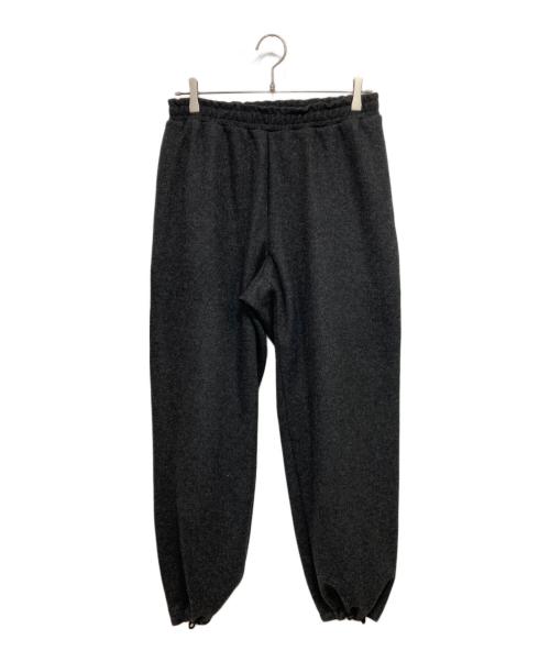 confect（コンフェクト）confect (コンフェクト) ウールカシミア フランネル イージートラウザーズ ダークグレー サイズ:3の古着・服飾アイテム