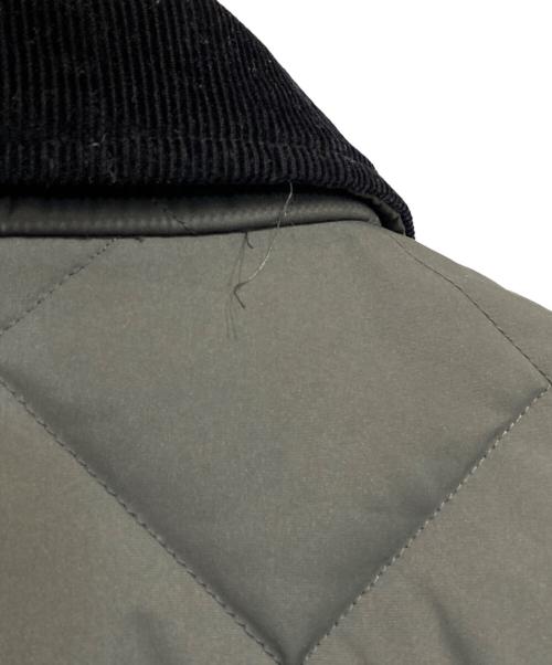 TAION（タイオン）TAION (タイオン) SHIPS別注 キルティングダウンジャケット グレー サイズ:Lの古着・服飾アイテム