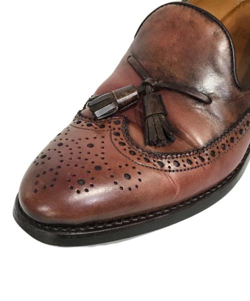 berwick（バーウィック）berwick (バーウィック) タッセルローファー ブラウン サイズ:5の古着・服飾アイテム