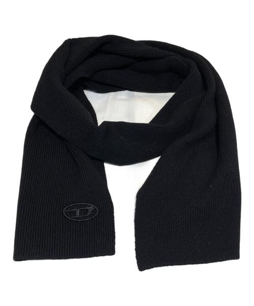 DIESEL（ディーゼル）DIESEL (ディーゼル) K-Coder  スカーフ ブラックの古着・服飾アイテム