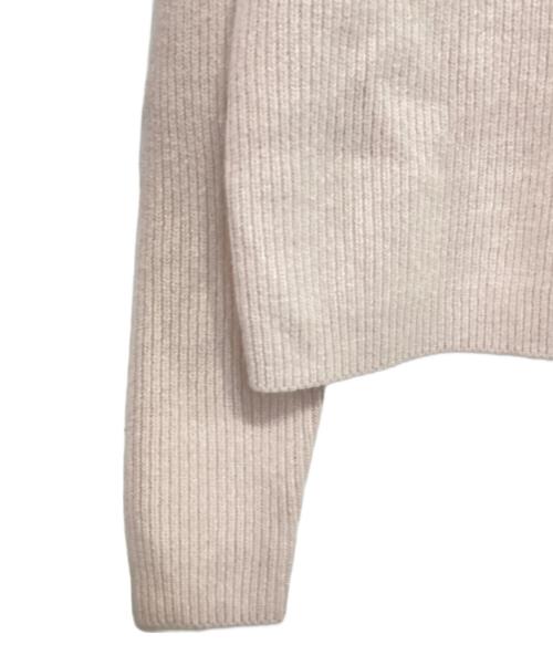 THIRD MAGAZINE（サードマガジン）THIRD MAGAZINE (サードマガジン) 22AW  リブ編みショートカーディガン ピンク サイズ:9の古着・服飾アイテム