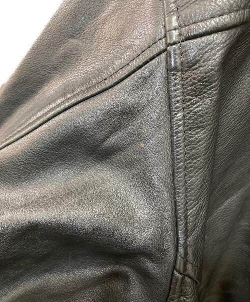 US ARMY Air Force（ユーエス アーミー エアフォース）US ARMY AIR FORCE (ユーエス アーミー エアフォース) TYPE A-2 ヴィンテージ フライトジャケット ブラック サイズ:2Xの古着・服飾アイテム