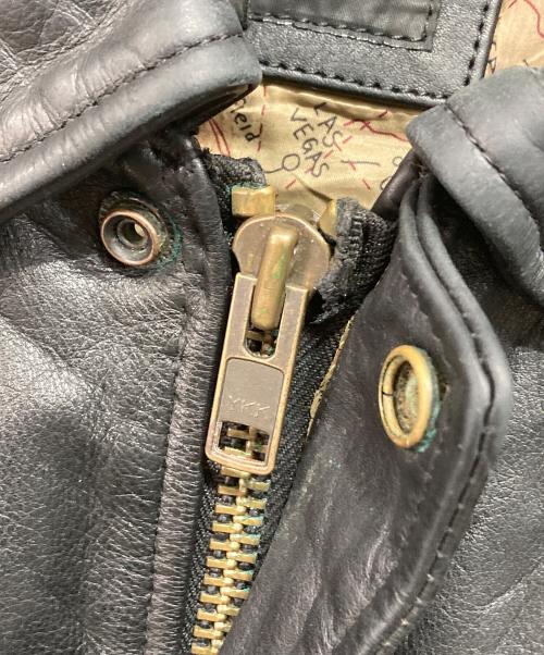 US ARMY Air Force（ユーエス アーミー エアフォース）US ARMY AIR FORCE (ユーエス アーミー エアフォース) TYPE A-2 ヴィンテージ フライトジャケット ブラック サイズ:2Xの古着・服飾アイテム