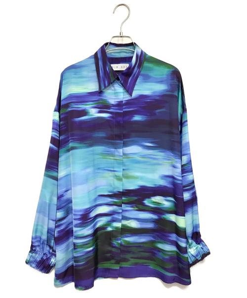 RIM.ARK（リムアーク）RIM.ARK (リムアーク) Water lilies art printed SH BLU/ブルー サイズ:FREEの古着・服飾アイテム