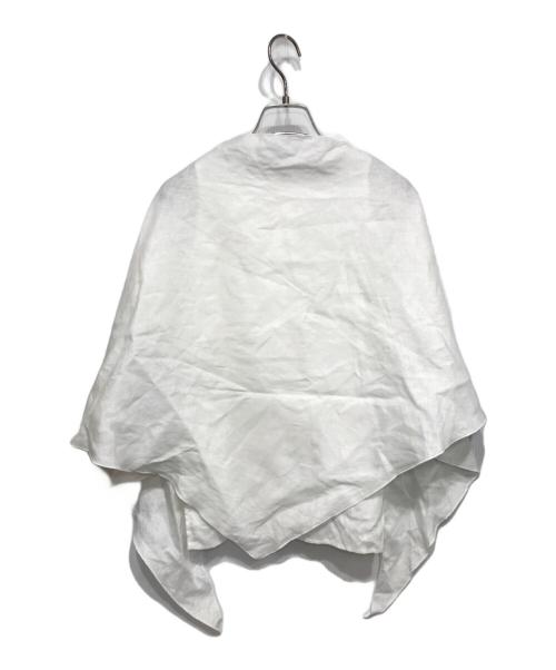 ETRE TOKYO（エトレトウキョウ）ETRE TOKYO (エトレトウキョウ) デタッチスカーフリネントップス ホワイト サイズ:FREEの古着・服飾アイテム