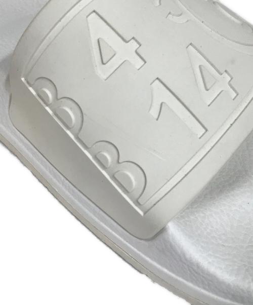 MM6 Maison Margiela（エムエムシックスメゾンマルジェラ）MM6 Maison Margiela (エムエムシックス メゾンマルジェラ) シャワーサンダル ホワイト サイズ:36の古着・服飾アイテム