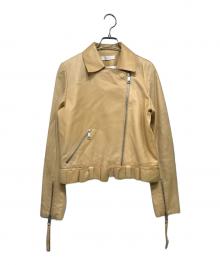 AERON（アーロン）の古着「ベルトリボンラクィダースジャケット」｜ベージュ