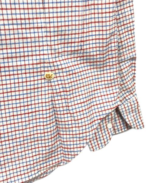 45R（フォーティファイブ・アール）45R (フォーティファイブ・アール) オックスフォードアニーシャツ ホワイト×レッド サイズ:3(・・・)の古着・服飾アイテム