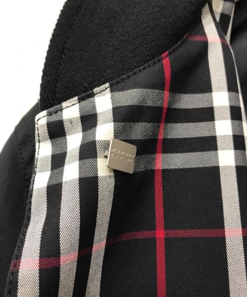 BURBERRY BLACK LABEL（バーバリーブラックレーベル）BURBERRY BLACK LABEL (バーバリーブラックレーベル) ショートステンカラーコート ブラック サイズ:Lの古着・服飾アイテム