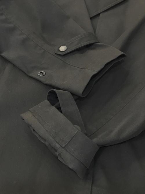 lelill（レリル）lelill (レリル) ショートトレンチコート ブラック サイズ:38の古着・服飾アイテム