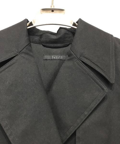 lelill（レリル）lelill (レリル) ショートトレンチコート ブラック サイズ:38の古着・服飾アイテム
