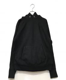ATON（エイトン）の古着「NATURAL DYE URAKE HOODIE」｜ブラック