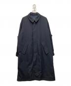 DAIWA PIER39ダイワ ピア39）の古着「GORE-TEX INFINIUM TECH FLANNEL SOUTAIN COLLAR COAT」｜ネイビー