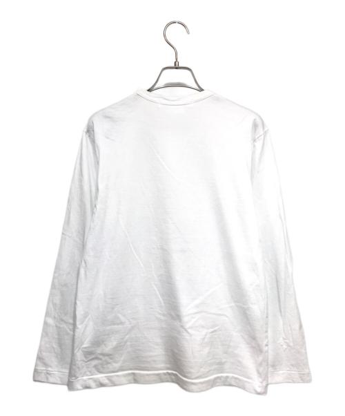 COMME des GARCONS COMME des GARCONS（コムデギャルソン コムデギャルソン）COMME des GARCONS COMME des GARCONS (コムデギャルソン コムデギャルソン) スパンコール装飾長袖カットソー ホワイト サイズ:Sの古着・服飾アイテム