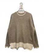 UNITED ARROWSユナイテッドアローズ）の古着「フォックスカシミヤニット」｜ベージュ