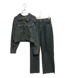 CRAMMY（クラミー）の古着「デニムセットアップ」｜インディゴ