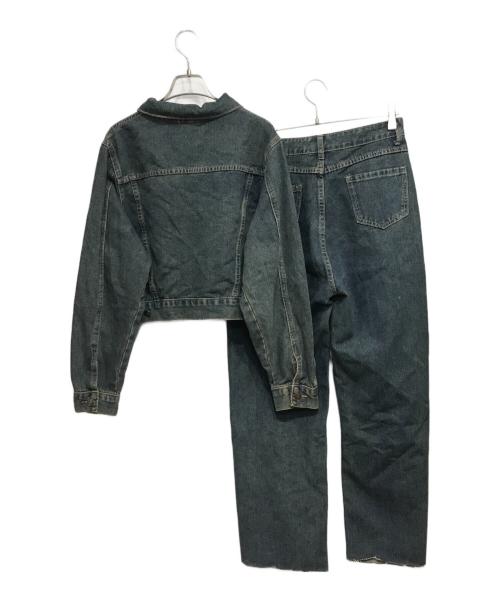 CRAMMY（クラミー）CRAMMY (クラミー) デニムセットアップ インディゴ サイズ:Lの古着・服飾アイテム