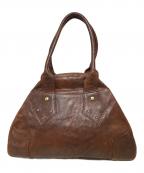 Vivienne Westwoodヴィヴィアンウエストウッド）の古着「オールドレザーハンドバッグ」｜ブラウン
