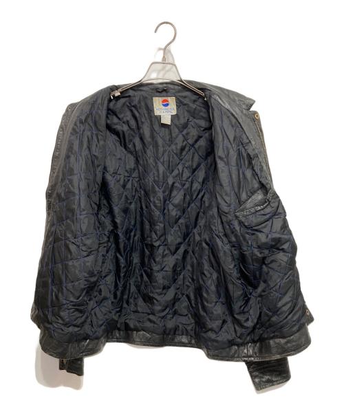 USED（ユーズド）USED (ユーズド) 古着レザージャケット ブラック サイズ:Lの古着・服飾アイテム