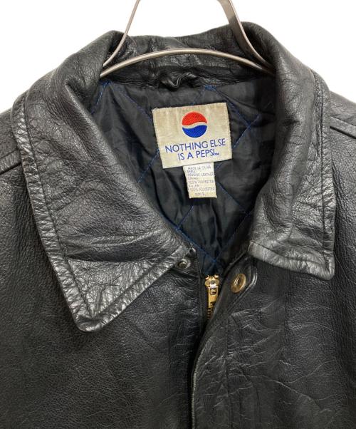 USED（ユーズド）USED (ユーズド) 古着レザージャケット ブラック サイズ:Lの古着・服飾アイテム