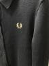 中古・古着 FRED PERRY (フレッドペリー) 別注リブニットポロシャツ ブラック サイズ:36：13000円