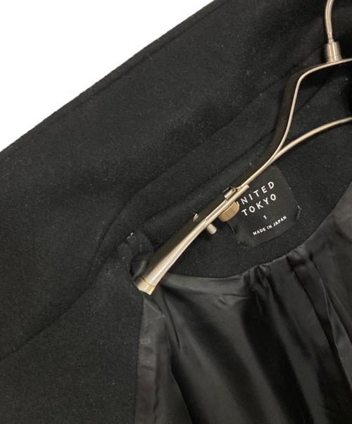 UNITED TOKYO（ユナイテッドトーキョー）UNITED TOKYO (ユナイテッドトーキョー) 24AW ビッグカラーコート ブラック サイズ:1の古着・服飾アイテム