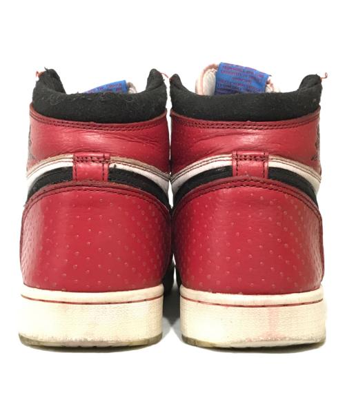 NIKE（ナイキ）NIKE (ナイキ) Spiderman (スパイダーマン) Air Jordan 1 Origin Story ハイカットスニーカー レッド サイズ:26の古着・服飾アイテム
