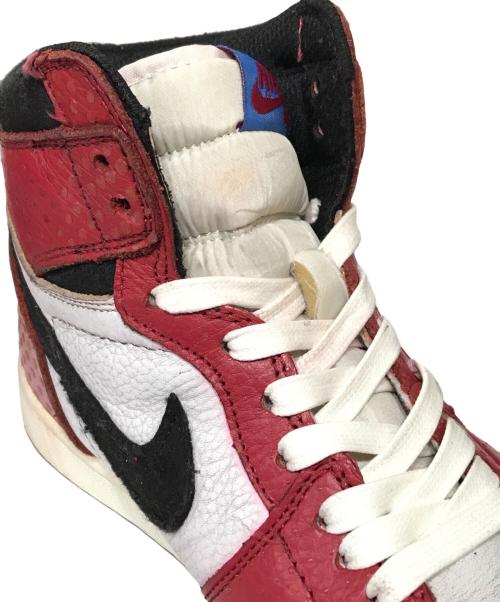 NIKE（ナイキ）NIKE (ナイキ) Spiderman (スパイダーマン) Air Jordan 1 Origin Story ハイカットスニーカー レッド サイズ:26の古着・服飾アイテム