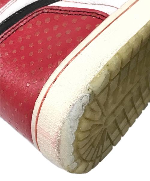 NIKE（ナイキ）NIKE (ナイキ) Spiderman (スパイダーマン) Air Jordan 1 Origin Story ハイカットスニーカー レッド サイズ:26の古着・服飾アイテム