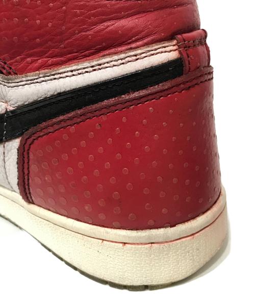 NIKE（ナイキ）NIKE (ナイキ) Spiderman (スパイダーマン) Air Jordan 1 Origin Story ハイカットスニーカー レッド サイズ:26の古着・服飾アイテム