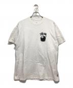 stussy×NIKEステューシー×ナイキ）の古着「8 Ball T-Shirt」｜ホワイト