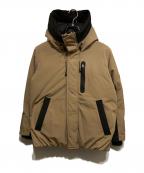AVIREXアヴィレックス）の古着「MILITARY FUNCTION DOWN HOODIE JACKET2」｜ブラウン