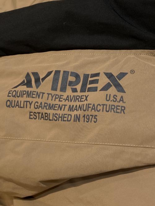 AVIREX（アヴィレックス）AVIREX (アヴィレックス) MILITARY FUNCTION DOWN HOODIE JACKET2 ブラウン サイズ:Fの古着・服飾アイテム