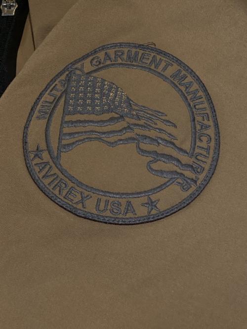 AVIREX（アヴィレックス）AVIREX (アヴィレックス) MILITARY FUNCTION DOWN HOODIE JACKET2 ブラウン サイズ:Fの古着・服飾アイテム