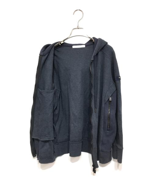 TATRAS（タトラス）TATRAS (タトラス) BAGHERIA スウェットジップアップパーカー ネイビー サイズ:03の古着・服飾アイテム