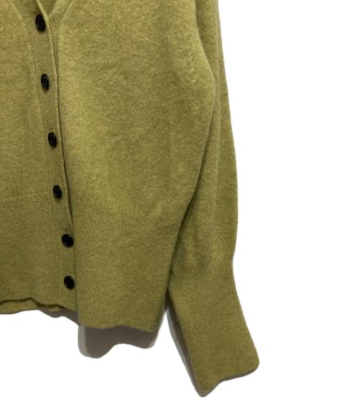 IENA（イエナ）IENA (イエナ) ウエストリブマーク カーディガン グリーン サイズ:Fの古着・服飾アイテム