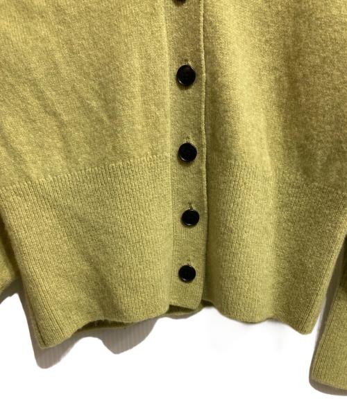 IENA（イエナ）IENA (イエナ) ウエストリブマーク カーディガン グリーン サイズ:Fの古着・服飾アイテム