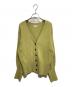 IENA（イエナ）の古着「ウエストリブマーク カーディガン」｜グリーン
