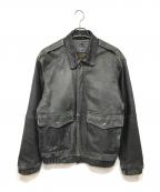 Eddie Bauerエディーバウアー）の古着「黒タグ  レザージャケット」｜ブラック