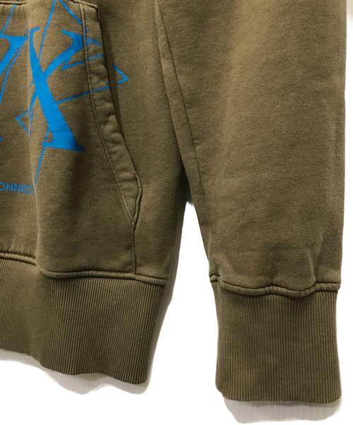 1017 ALYX 9SM（テンセブンティーン アリクス ナインエスエム）1017 ALYX 9SM (アリクス) 2X LOGO HOODIE カーキ サイズ:Lの古着・服飾アイテム