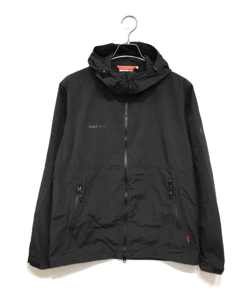 MAMMUT（マムート）MAMMUT (マムート) ハイキング ウィンドブレーカー フーデッド ジャケット ブラック サイズ:ASIA Lの古着・服飾アイテム