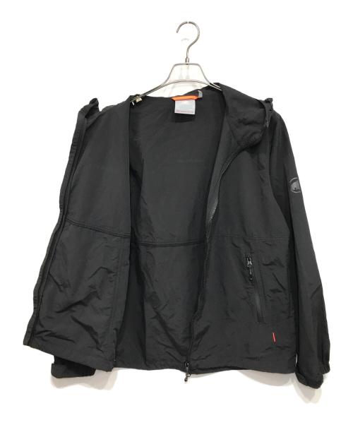 MAMMUT（マムート）MAMMUT (マムート) ハイキング ウィンドブレーカー フーデッド ジャケット ブラック サイズ:ASIA Lの古着・服飾アイテム