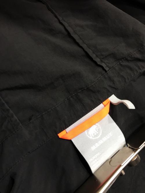 MAMMUT（マムート）MAMMUT (マムート) ハイキング ウィンドブレーカー フーデッド ジャケット ブラック サイズ:ASIA Lの古着・服飾アイテム