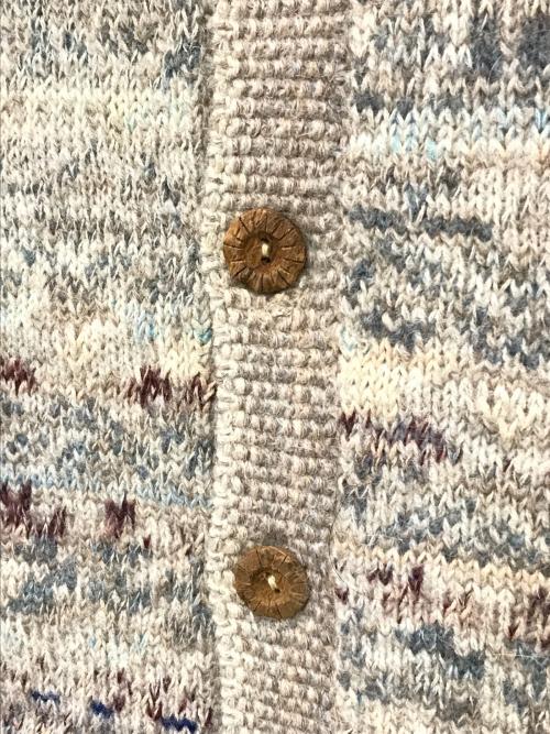 45R（フォーティファイブ・アール）45R (フォーティファイブ・アール) アルパカ混ニットカーディガン ベージュ サイズ:2の古着・服飾アイテム