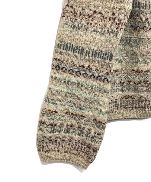 45R（フォーティファイブ・アール）45R (フォーティファイブ・アール) アルパカ混ニットカーディガン ベージュ サイズ:2の古着・服飾アイテム