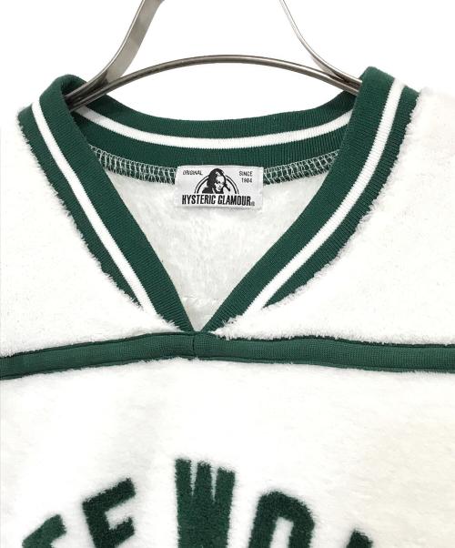 Hysteric Glamour（ヒステリックグラマー）Hysteric Glamour (ヒステリックグラマー) WHITE WOLVES HOCKEY pt SW ホワイト サイズ:FREEの古着・服飾アイテム