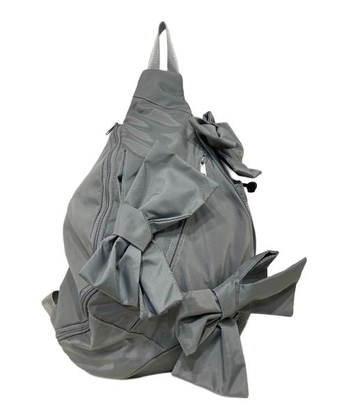 merry jenny（メリージェニー）merry jenny (メリージェニー) ribbonワンショルダーバッグ スリングバッグ グレーの古着・服飾アイテム