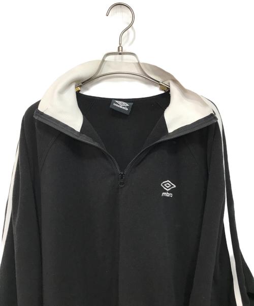 UMBRO（アンブロ）UMBRO (アンブロ) PUBLUX (パブリュクス) 別注フリースプルオーバー ブラック サイズ:Mの古着・服飾アイテム